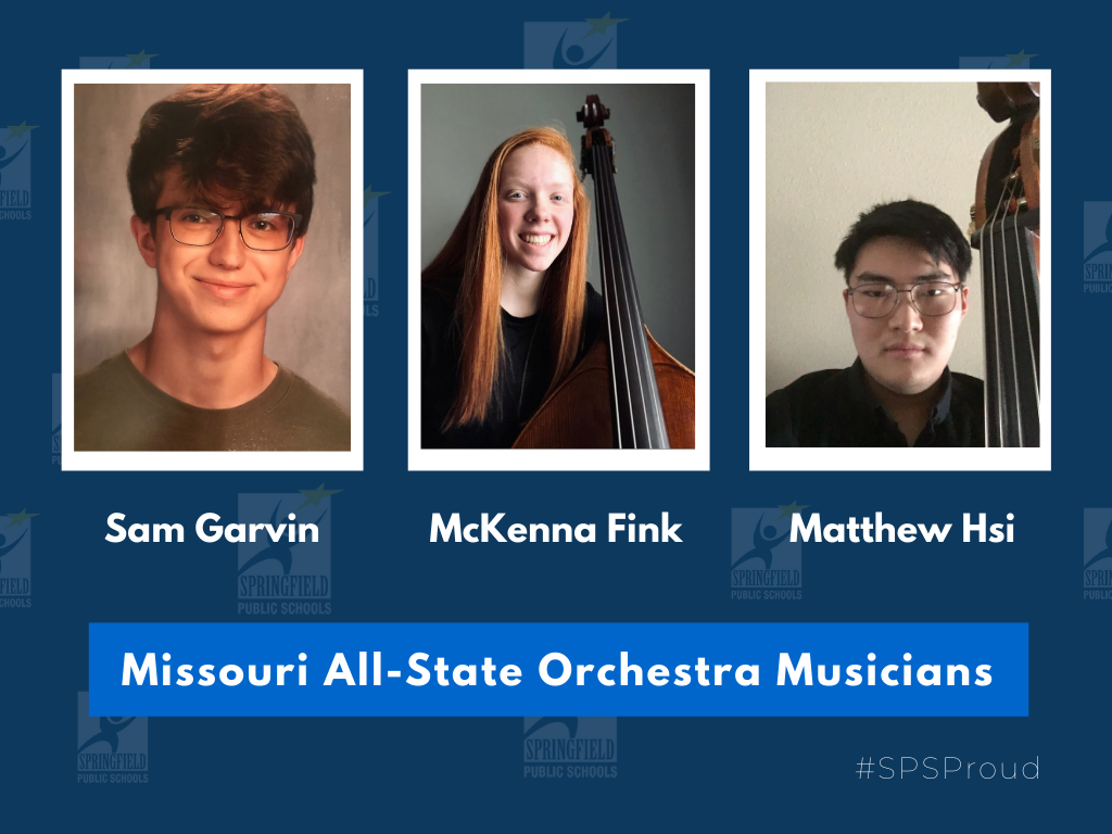 3 SPS Student Musicians Named Missouri AllState Orchestra